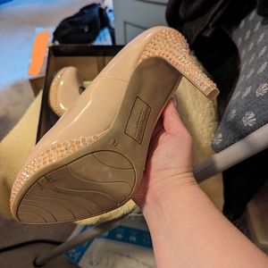 Christian Siriano X Payless Kathryn Wide 7 Women's Nude Platform Pump